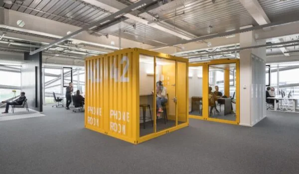 Modern portable cabin for ofiice setup