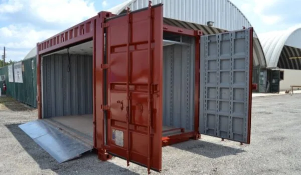 Portable cabin exterior view